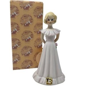 Enesco NIB w/Hang Tag Growing Up Blonde Figurine Age 13